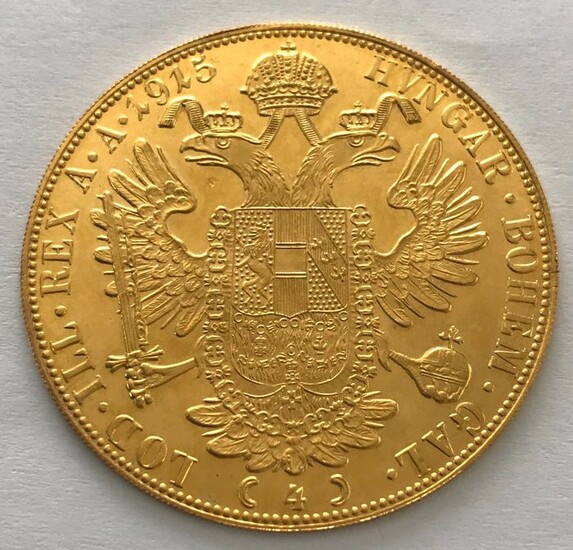 Austria - 4 Dukat 1915 (Restrike) - Franz Joseph I.- Gold
