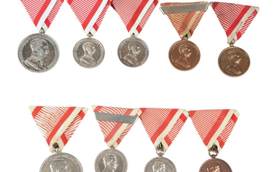 Austrian Empire: Bravery Medals: Franz Joseph I
