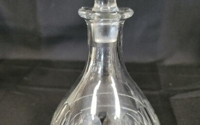 BACCARAT CRYSTAL DECANTER WITH STOPPER 8'