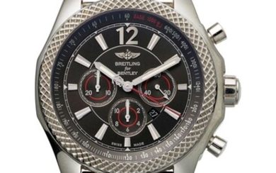 BREITLING, STAINLESS STEEL BENTLEY BARNATO 42 CHRONOGRAPH WRISTWATCH, REF. A41390, CASE NO. 2’764’099