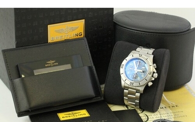 BREITLING SUPEROCEAN CHRONOGRAPH A13341 BOX AND PAPERS 2015,...