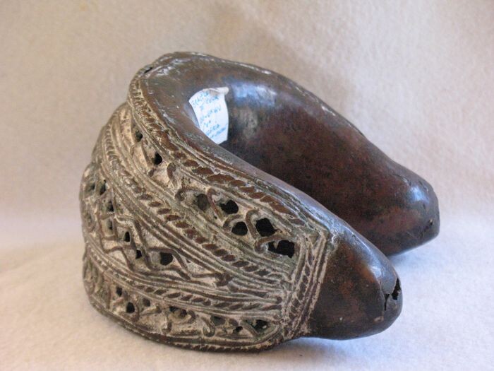 Bangle - African bronze - BRACELET DE MONNAIE - BAMUN PEOPLES - Africa