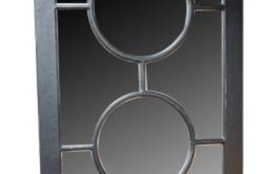 Bassett Mirror Circles Black Silver Wall Mirror