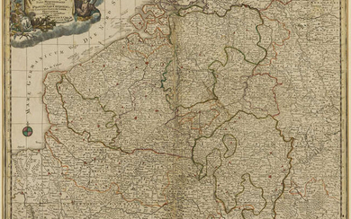 Belgium.- Seutter (Matthäus) Germaniae Inferioris sive Belgii Pars Meridionalis Exhibens X Provincias Catholic, 1720.