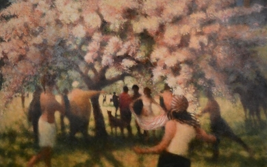 λ Bill Jacklin (British b. 1943), Cherry Tree with Dog