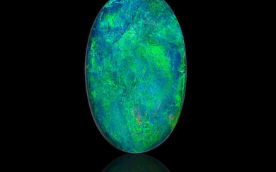 Black Opal with "Grass" Pattern