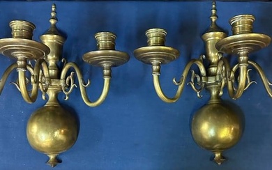 Brass Colonial Sconces