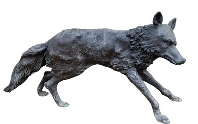 Bronze Statue of Fox