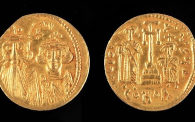 Byzantine Gold AV Solidus of Constans II