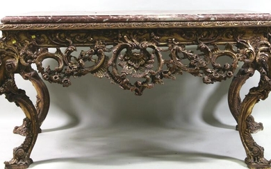 CARVED CENTER TABLE