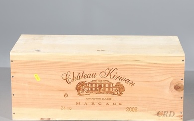 CHATEAU KIRWAN MARGAUX 2002 - CASED. 24 1/2 size bottles of ...