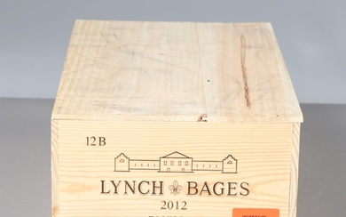 CHATEAU LYNCH-BAGES PAUILLAC 2012 - CASED. A set of 12 750ml...