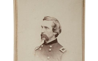 [CIVIL WAR]. [CHAMBERLAIN, Joshua L. (1828-1914)]. BRADY, Mathew, photographer. CDV of Brigadier