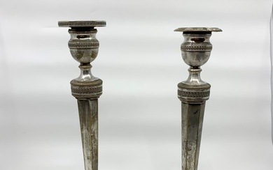 Candlestick - Bronze (silvered)