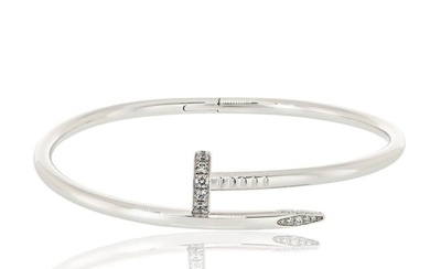 Cartier Juste Un Clou 18K White Gold Size 18 Bracelet