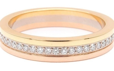 Cartier Three Color Full Eternity Ring Diamond