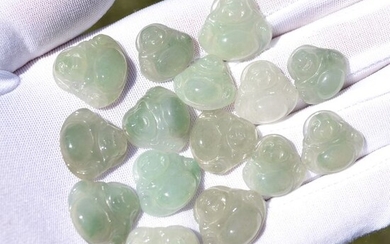 Carving (15) - Natural Jadeite (Type A) - Certified - China - 21st century