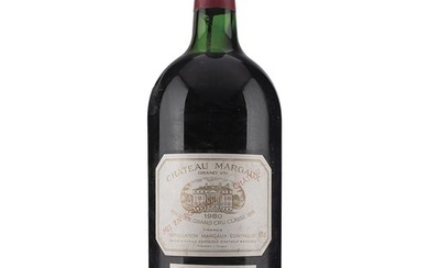 Château Margaux, Rehoboam. Cosecha 1980. Grand Vin. Premier Grand Cru Classé. Margaux. Calificación: 92 / 100.