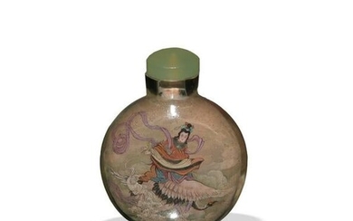 Chinese Inside-Painted Snuff Bottle by Dong Xue