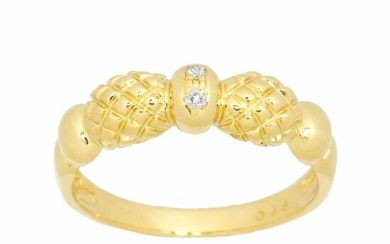 Christian Dior - 18 kt. Yellow gold - Ring Diamonds