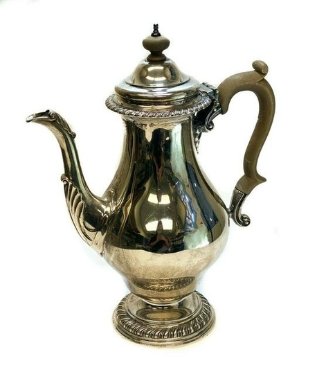 Cohen & Charles Sterling Silver Tea Coffee Pot, 1960
