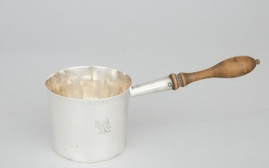 Colonial Silver Brandy Saucepan, late 18th century