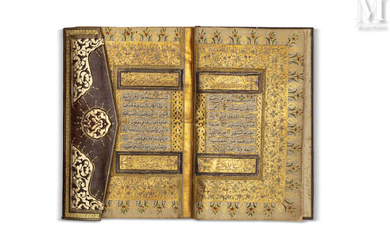 Coran Ottoman daté 1257H. ('''= 1841) signé Hassan al-Hassan al-Zuhdi...