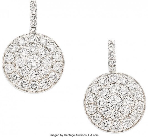 Crivelli Diamond, White Gold Earrings Stones: F