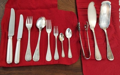 Cutlery set (101) - .800 silver - Calegaro - Italy - Second half 20th century