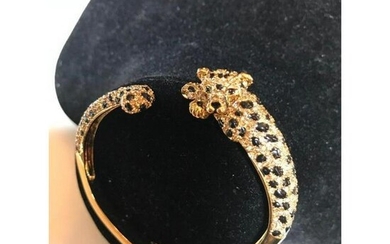 Designer Kate Spade Enamel Gold Plate Little Cheetah