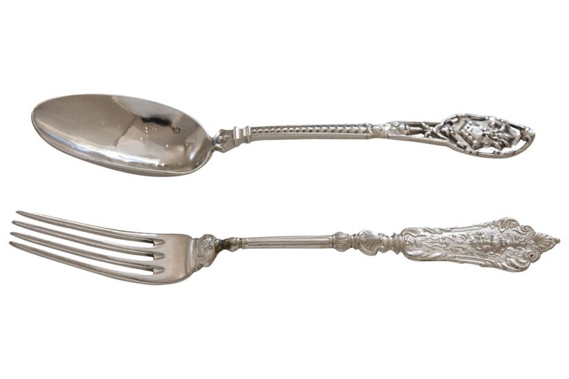 Dessert spoon and fork | Dessertbesteck zweiteilig