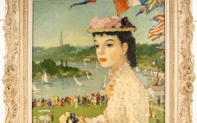 Dietz Edzard (1893-1963) French Portrait Painting