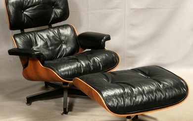 EAMES, LOUNGE ARMCHAIR & OTTOMAN BY HERMAN MILLER