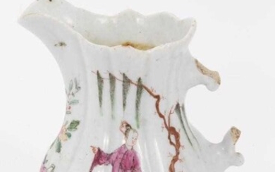 Early Worcester cream jug