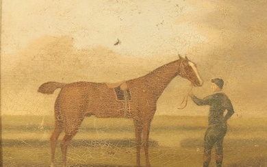English School (19th century) A Journeyman Equestrian Portra...