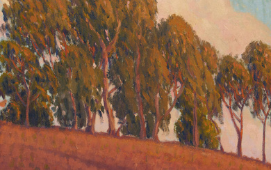 Ernest Browning Smith (1866-1951) Eucalyptus Landscape 16 x 20 in....