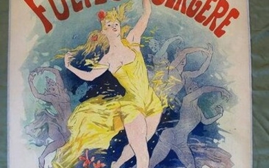 Folies Bergere - Art by Cheret (1893) 34.75" x 49"