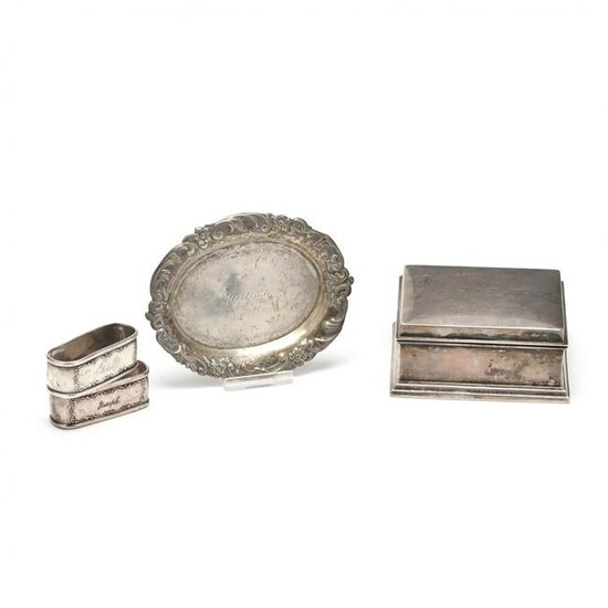 Four Sterling Silver Items