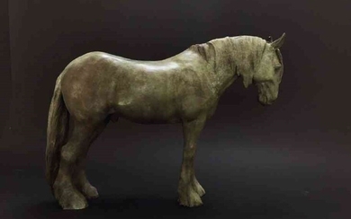 Frippy Jameson (British, B.1978) "Clydesdale", bronze, signed, titled "Perseus" and dated 2019