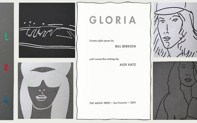 GLORIA. 25 Etchings by Alex Katz, 28 poems by Bill Berkson