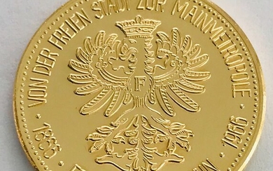 Germany - Goldmedaille 1966 - Frankfurt am Main 1866 - 1966 - Gold