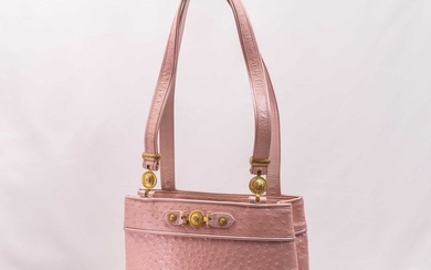 Gianni Versace - Pink Ostrich Tote - Handbag