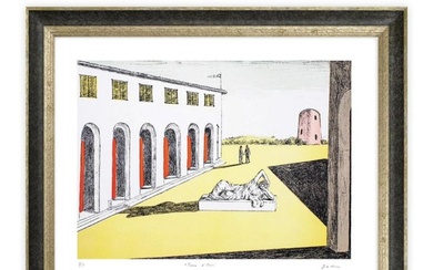 Giorgio De Chirico (1888-1978) - Piazza D'Italia (1969)