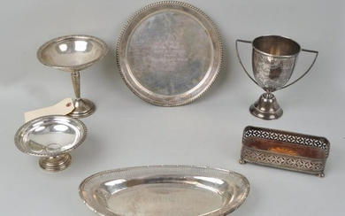 Group Six Assorted Sterling Silver Table Wares