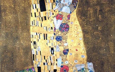 Gustav Klimt (1862-1918), after - Der Kuss