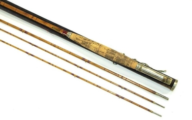 HEDDON PRESIDENT 8 1/2' BAMBOO FLY FISHING ROD IN