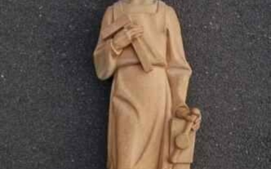 Hand made wood carved Statue of: "St. Joseph" + 36" ht.