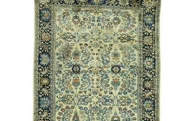 Handmade Antique Persian Lilihan Mint Cond Full Pile