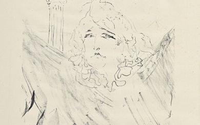 Henri de Toulouse-Lautrec (1964-1901) - Portraits d’Acteurs et d’Actrices : Sarah Bernhardt dans Cléopâtre