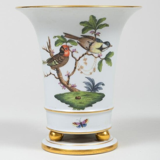 Herend Porcelain 'Rothchild Bird' Vase